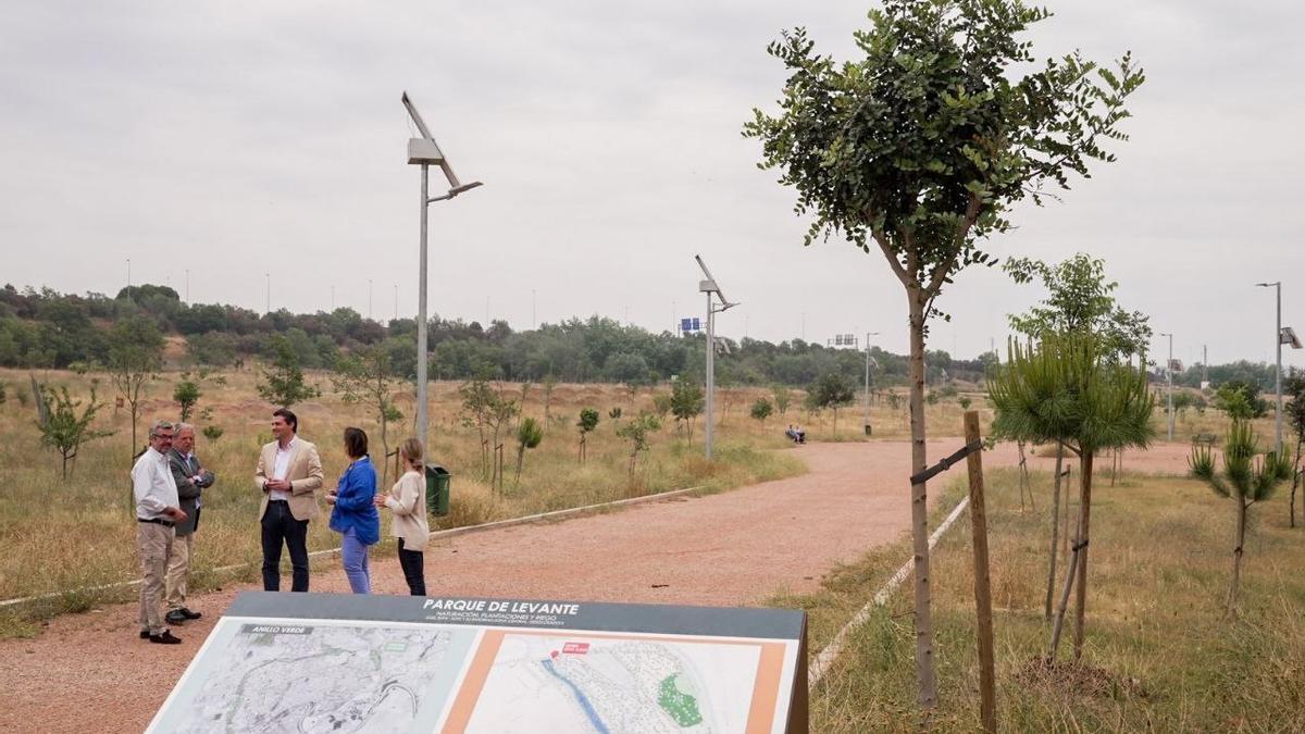 Parada del 'Bellibús' en el parque de Levante.