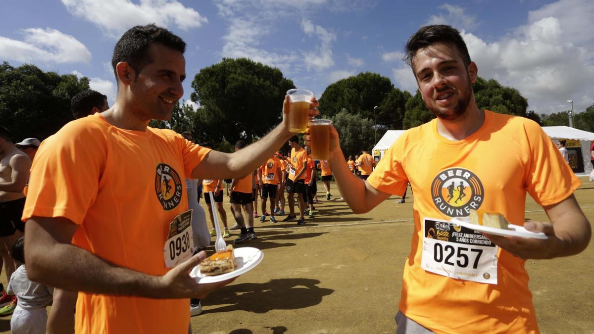 Correr y beber cerveza, un binomio atractivo