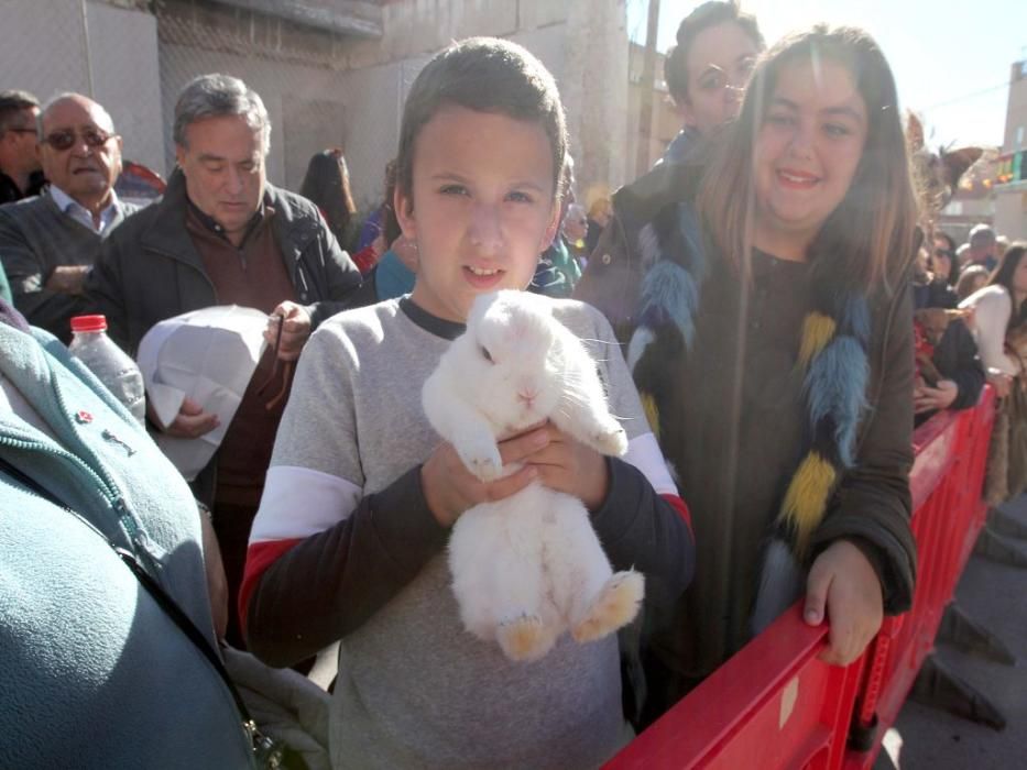 Los vecinos de Cartagena se han acercado junto a sus mascotas a recibir la bendición