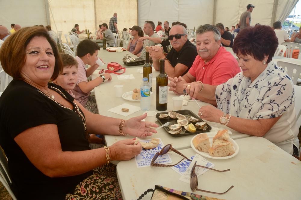 Fiestas gastronómicas en Pontevedra | Noalla se rinde al encanto de ostra