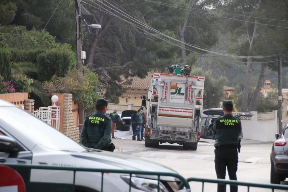 La mujer hallada muerta en un contenedor en Moraira presentaba signos de violencia