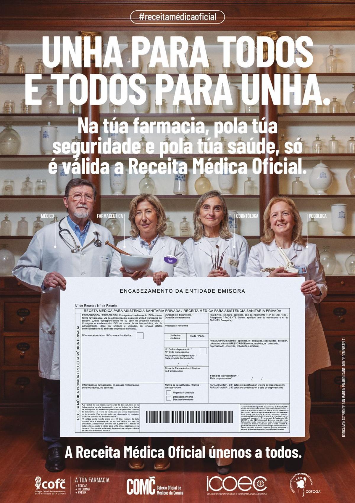 Cartel publicitario de la campaña.