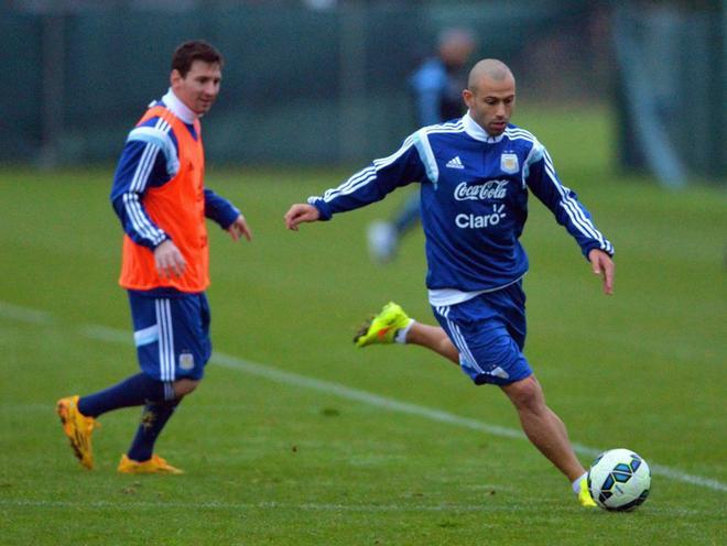 Javier Mascherano, el Jefecito, como el portero José Manuel Pinto, fueron un apoyo fundamental para él en sus primeros años cuando tuvo que asumir el liderazgo del equipo en el campo.