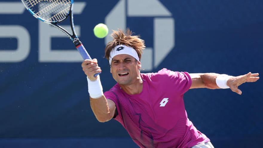 David Ferrer avanza ronda sin apenas sudar tras la retirada de Dolgopolov