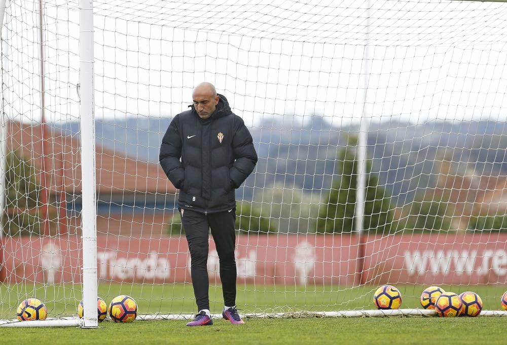 Entrenamiento del Sporting