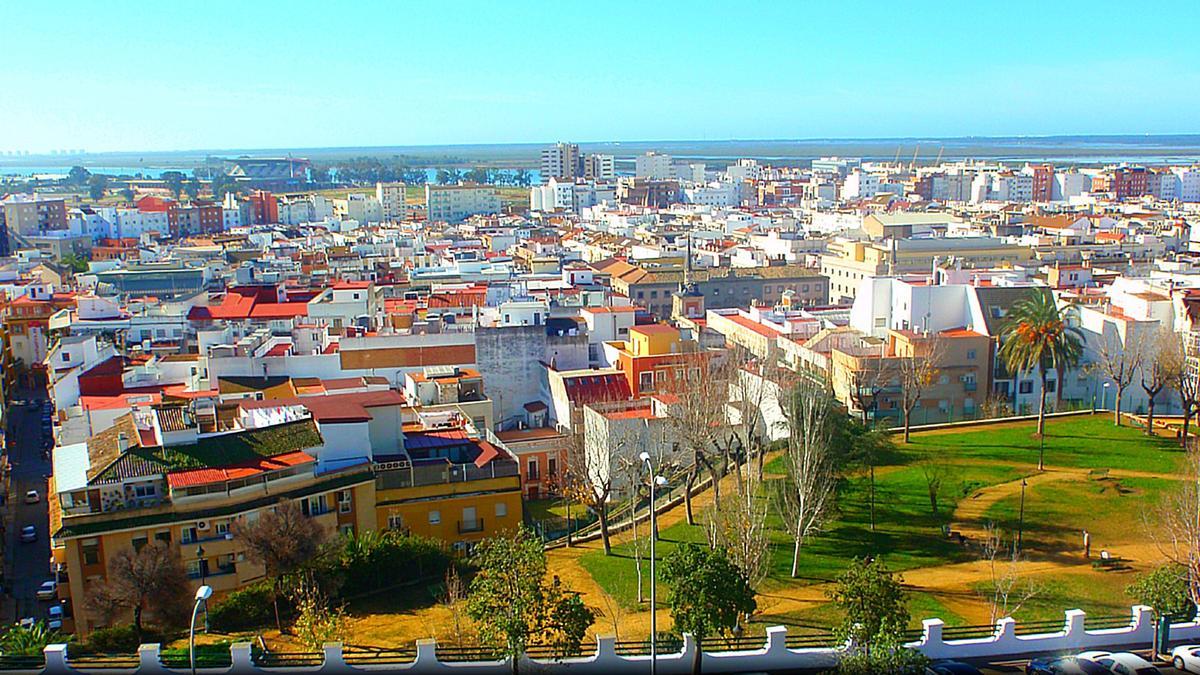 Panorámica de la ciudad de Huelva.