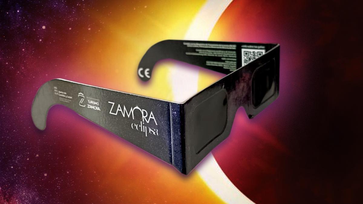 Gafas homologadas para ver el eclipse, gentileza del Patronato de Turismo de la Diputación de Zamora, que repartirá LA OPINIÓN-EL CORREO con su edición del domingo 2 de agosto.