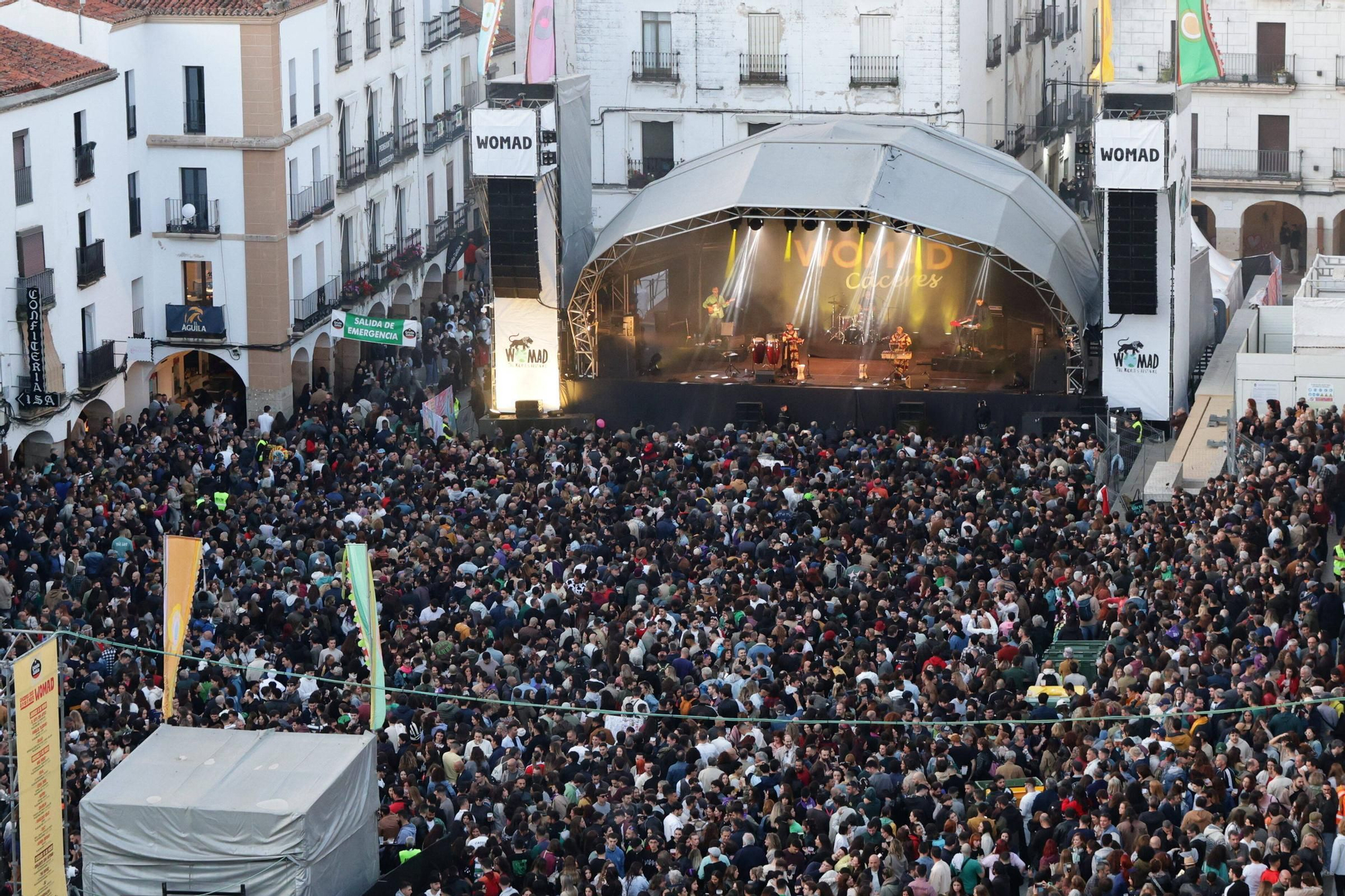 Las imágenes del sábado de Womad en Cáceres