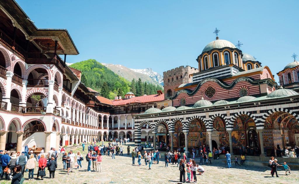 Exterior del monasterio de Rila