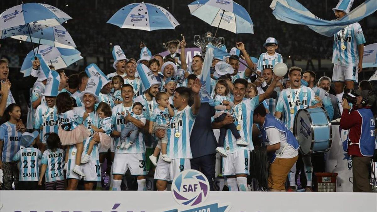 Racing Club es el actual campeón de Argentina