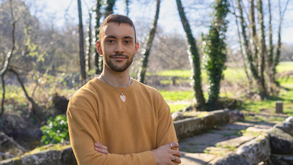 Lucas Quintás, candidato del BNG a la Alcaldía de Curtis.