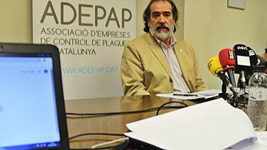 El president de l&#039;Associació d&#039;Empreses de Control de Plagues de Catalunya, Quim Sendra.