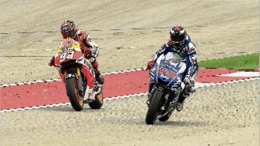 Márquez explota els nervis de Lorenzo