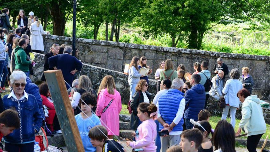 Actividad de Peis d´hos en la romería de Darbo. | G. Núñez