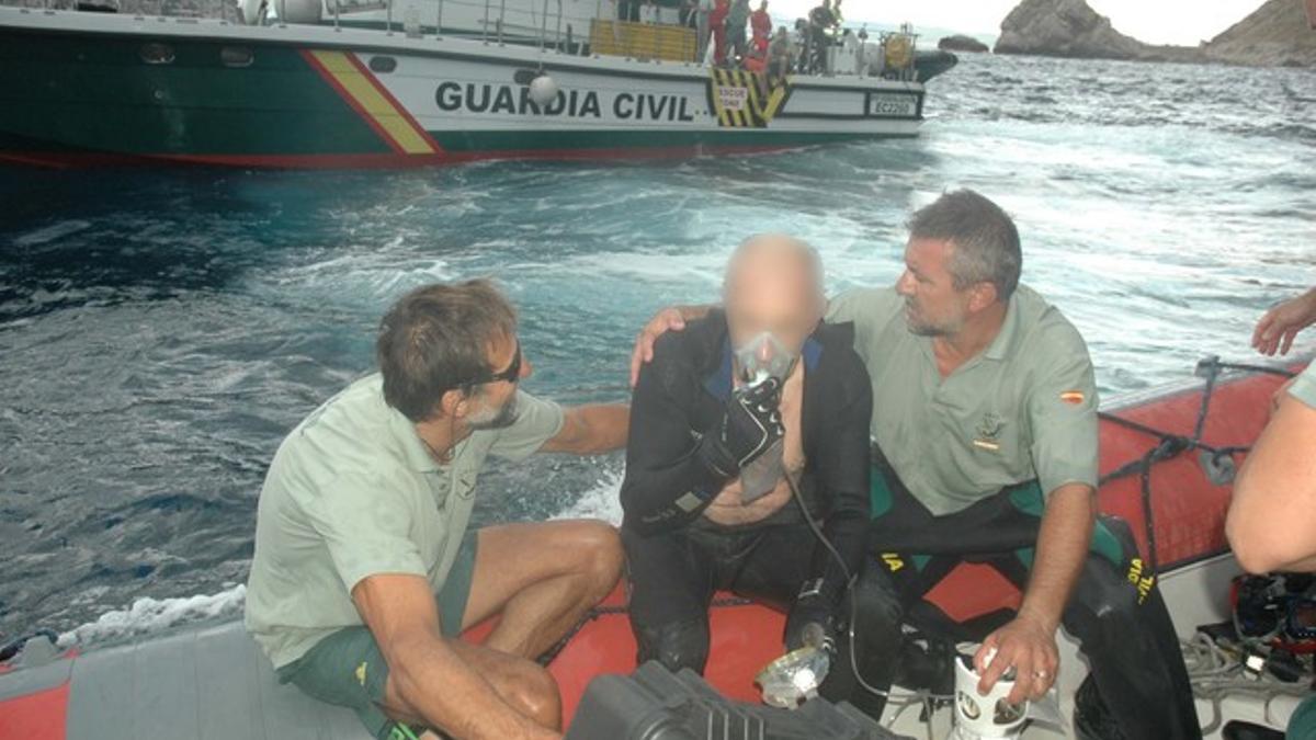Recuperado el cuerpo del submarinista muerto en L'Estartit