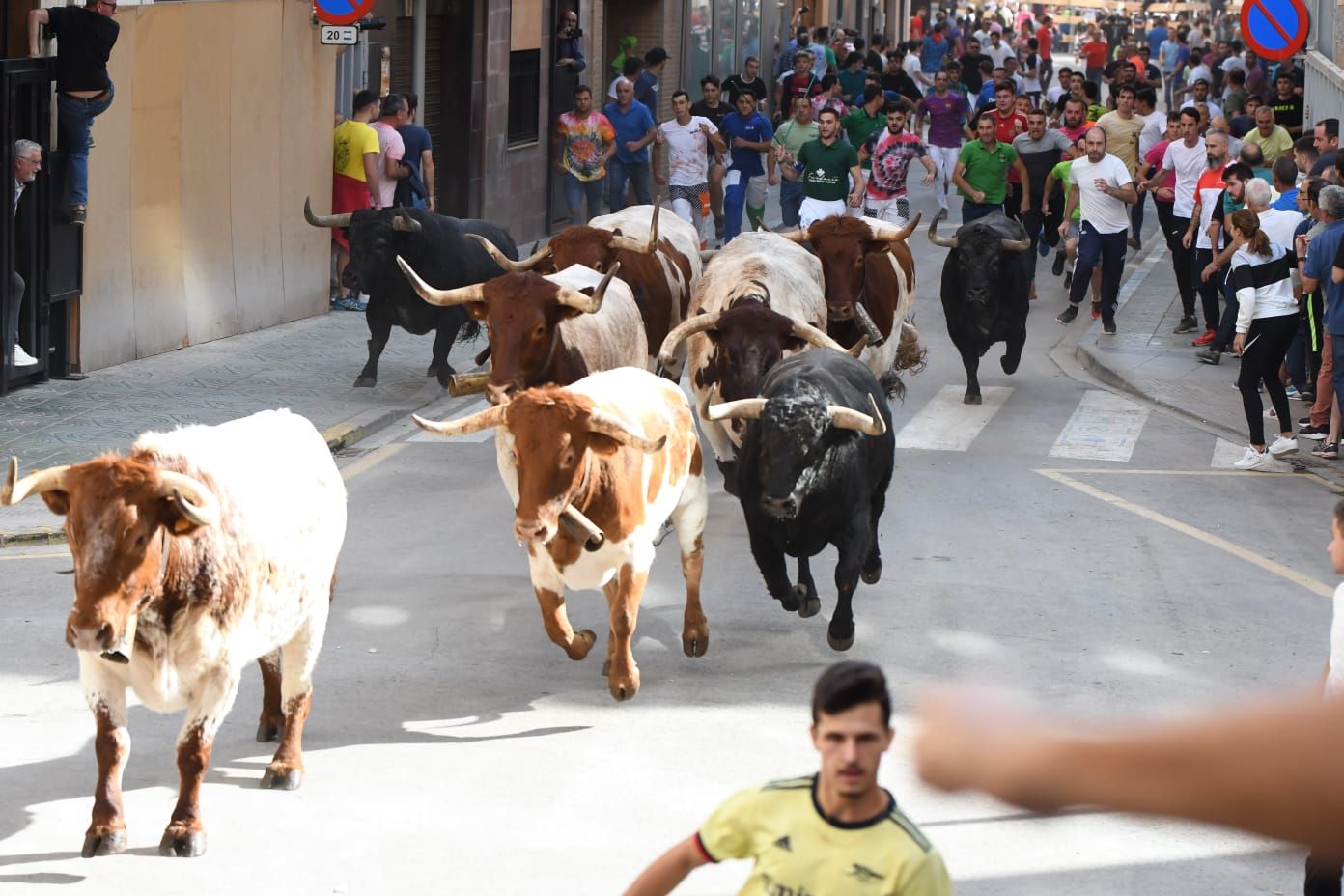 Las mejores imágenes del primer encierro de la Fira d'Onda