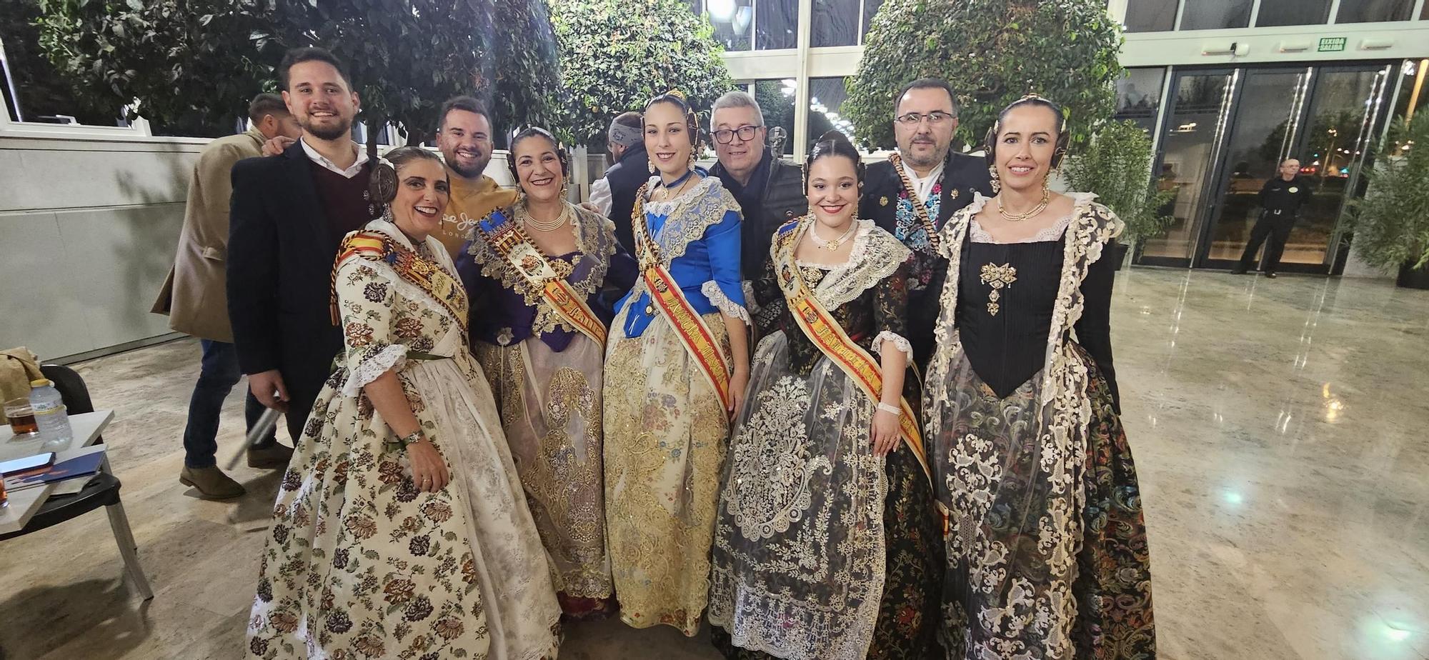 La alfombra roja de las comisiones de falla en la Exaltación