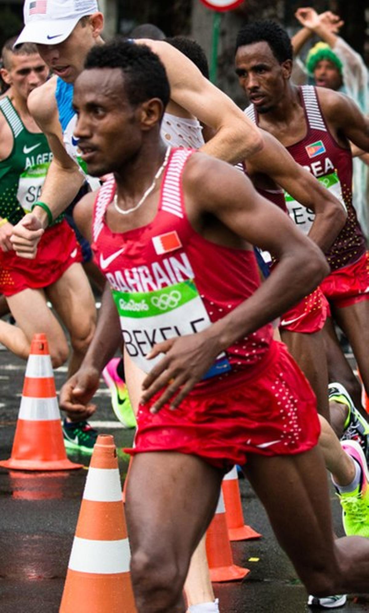 Alemu Bekele (BRN), ganador del Maratón de Barcelona y segundo en el Maratón de Seul.