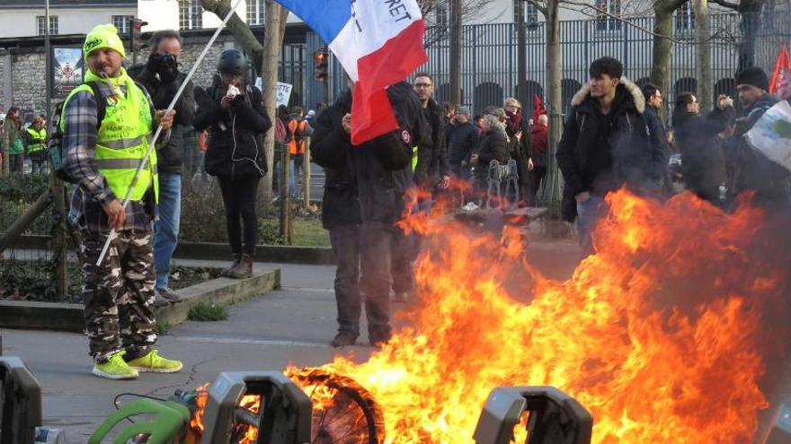 Nuevos disturbios en París por los &#039;chalecos amarillos&#039;