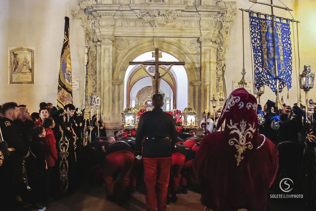 Las imágenes de la Procesión del Silencio en Lorca