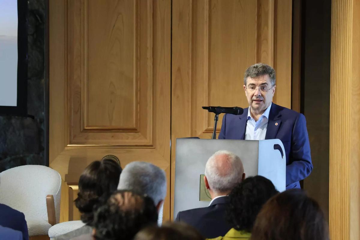 José Miguel García, CEO de Vodafone España, en el evento "Conectar Galicia para competir"