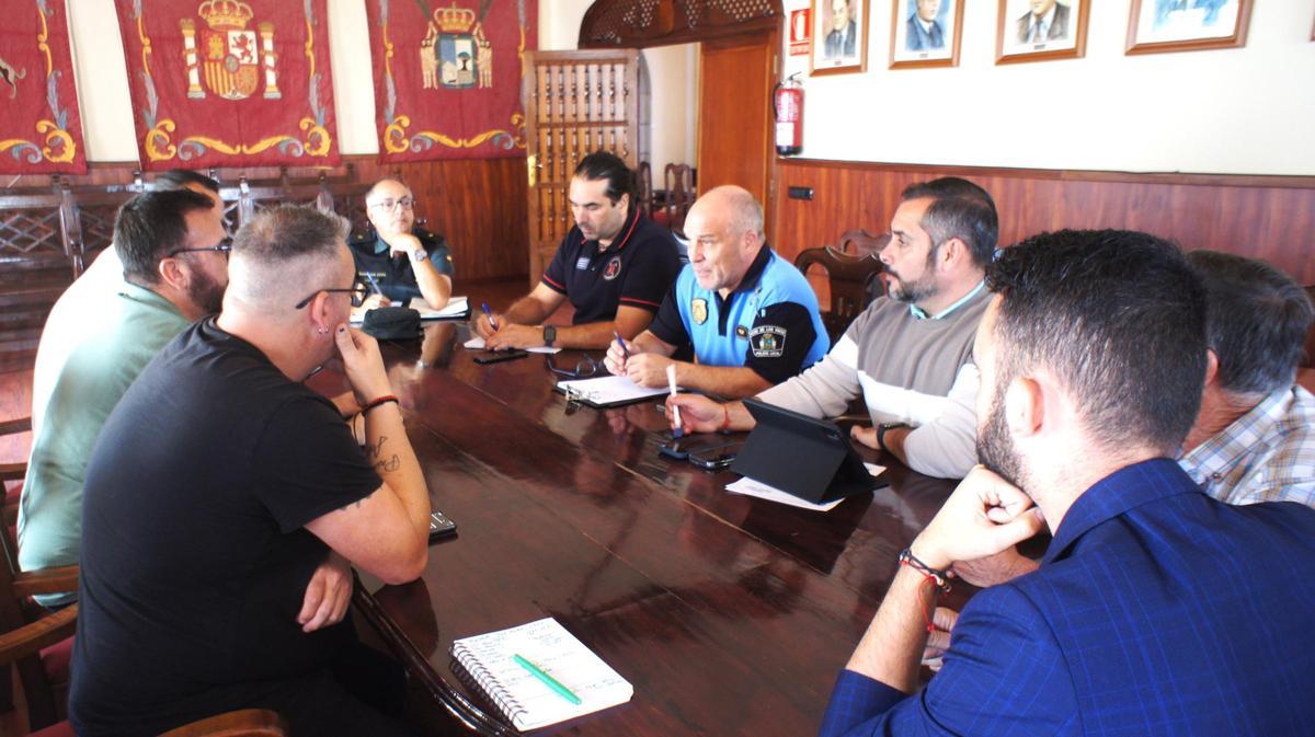 Reunión en Icod de los Vinos para el dispositivo de seguridad de las Tablas de Aan Andrés