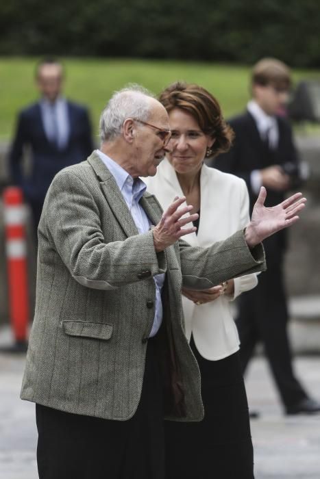 Llegada a Oviedo de Rainer Weiss, premio Princesa de Asturias de Investigación Científica y Técnica