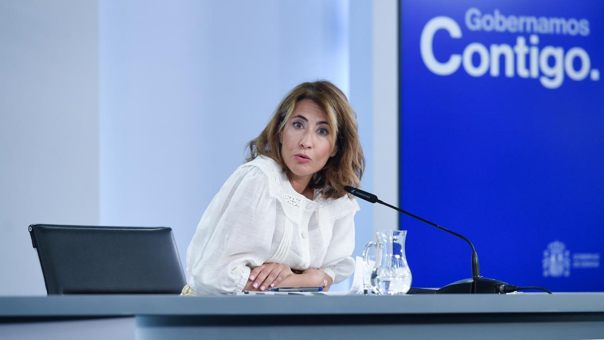 Raquel Sánchez, a la roda de premsa del Govern espanyol sobre el sector de l'habitatge