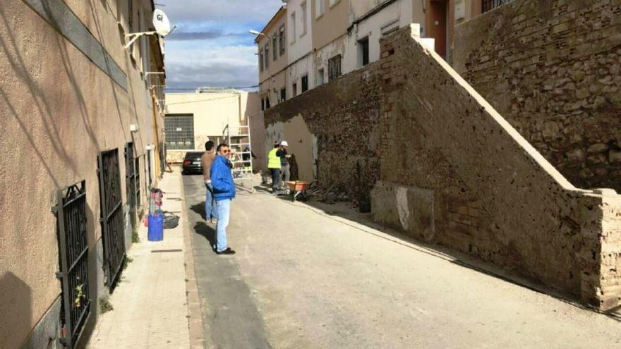 Avance en las obras de las Casillas y de San Antón