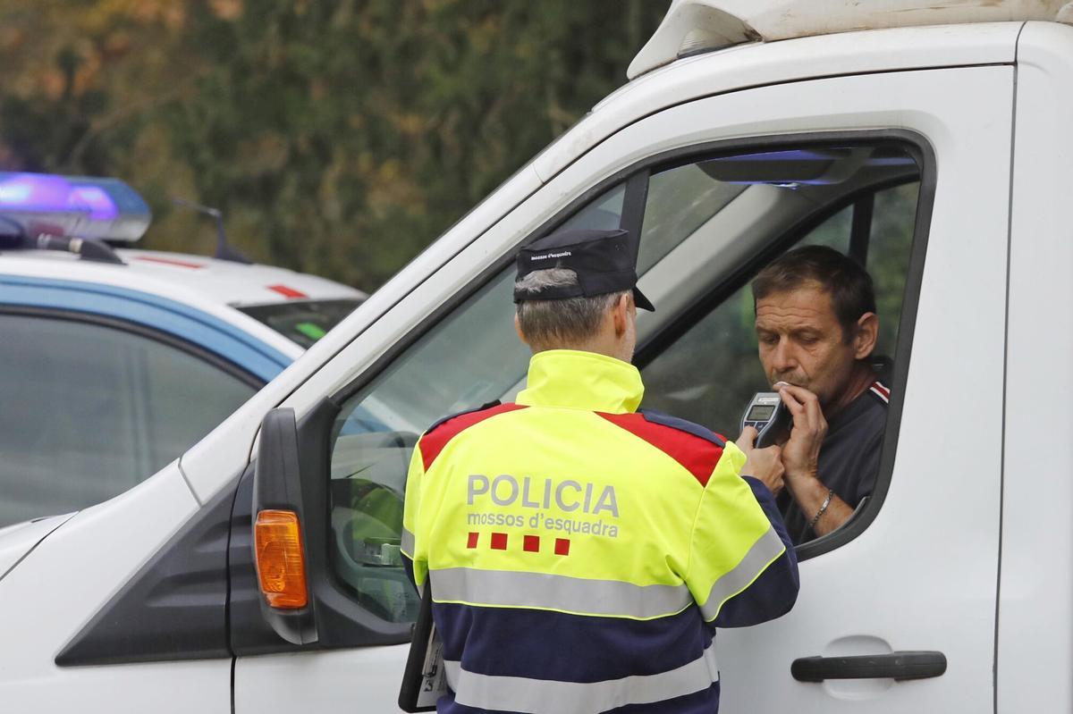 Control de alcoholemia.