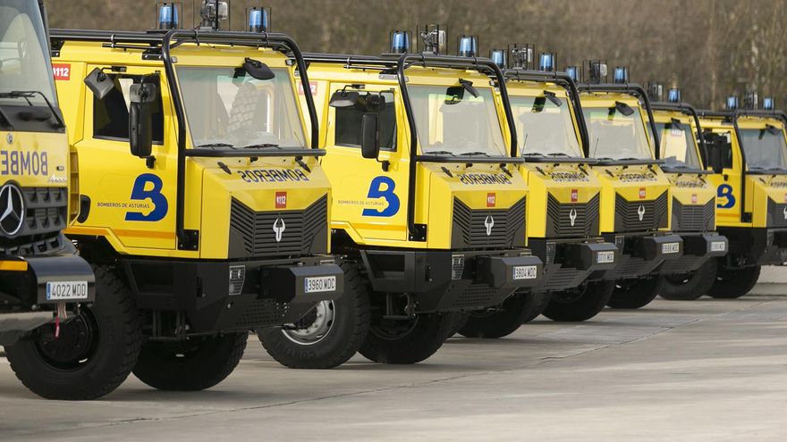 Camiones de los Bomberos