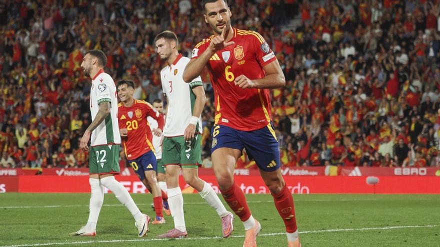 Merino y sus goles: "En el colegio imitaba a Villa y Torres"