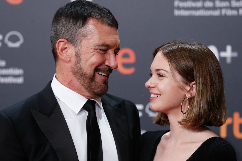 Antonio Banderas y Stella del Carmen