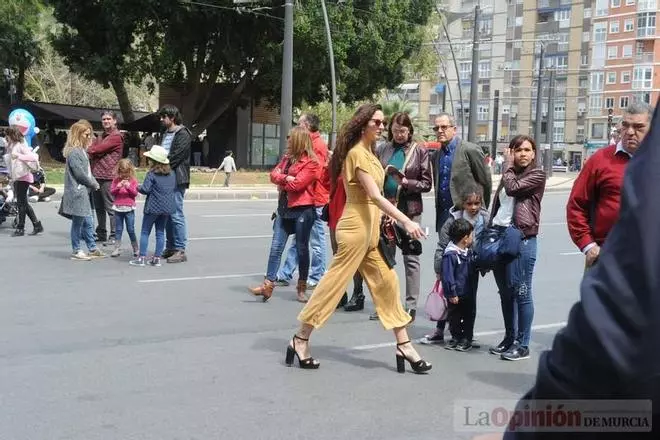 Traca sardinera en la Plaza Circular de Murcia