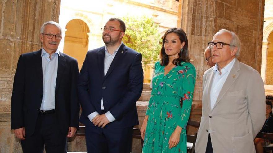 La Reina Letizia rescata, tres años después, el vestido viral con el que deslumbró en Oviedo