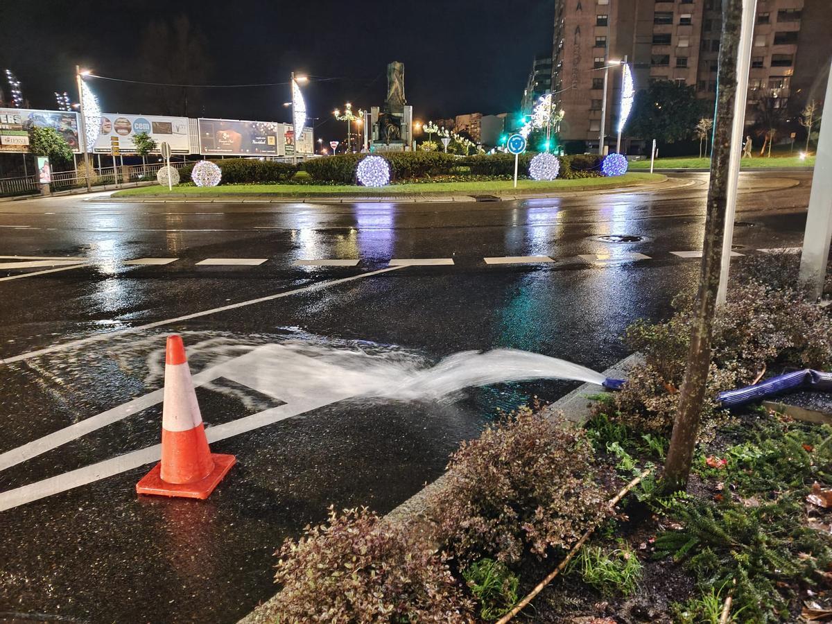 La bomba de achique en García Barbón