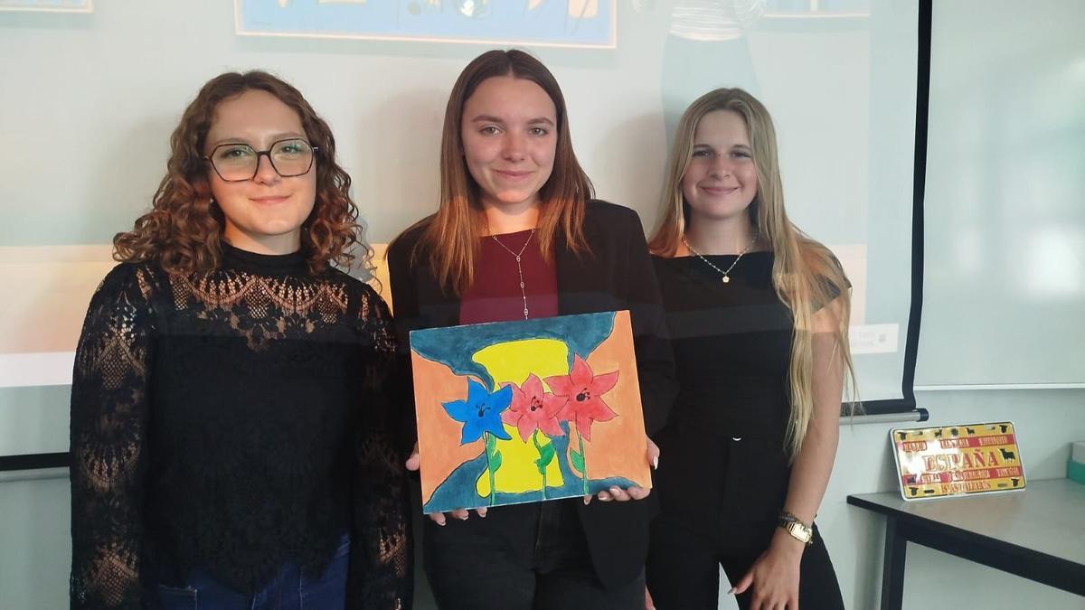 Alumnas del Lycée Risle Seine de Pont-Audemer reinterpretan obras de Luis Seoane