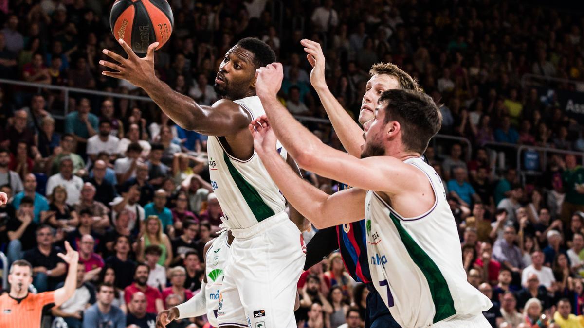 Barcelona - Unicaja, segundo partido de semifinales de la Liga Endesa, en imágenes