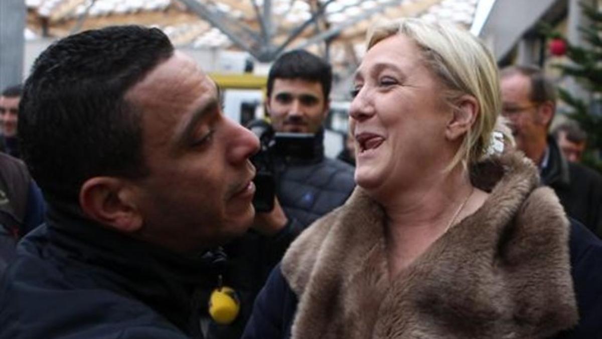 Marine Le Pen, duirante la pasada campaña electoral.