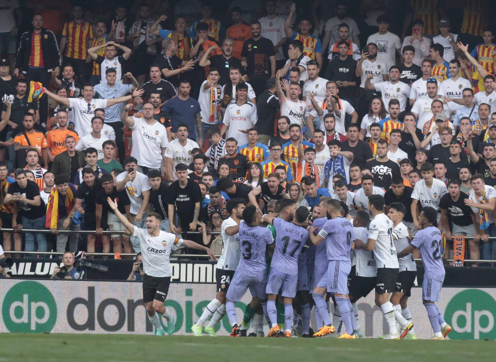 Valencia CF - Real Madrid en imágenes