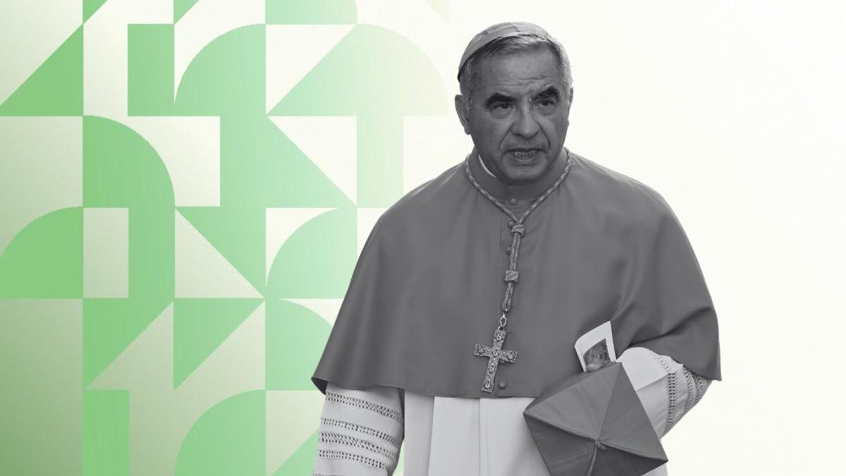 El cardenal católico italiano Angelo Becciu.