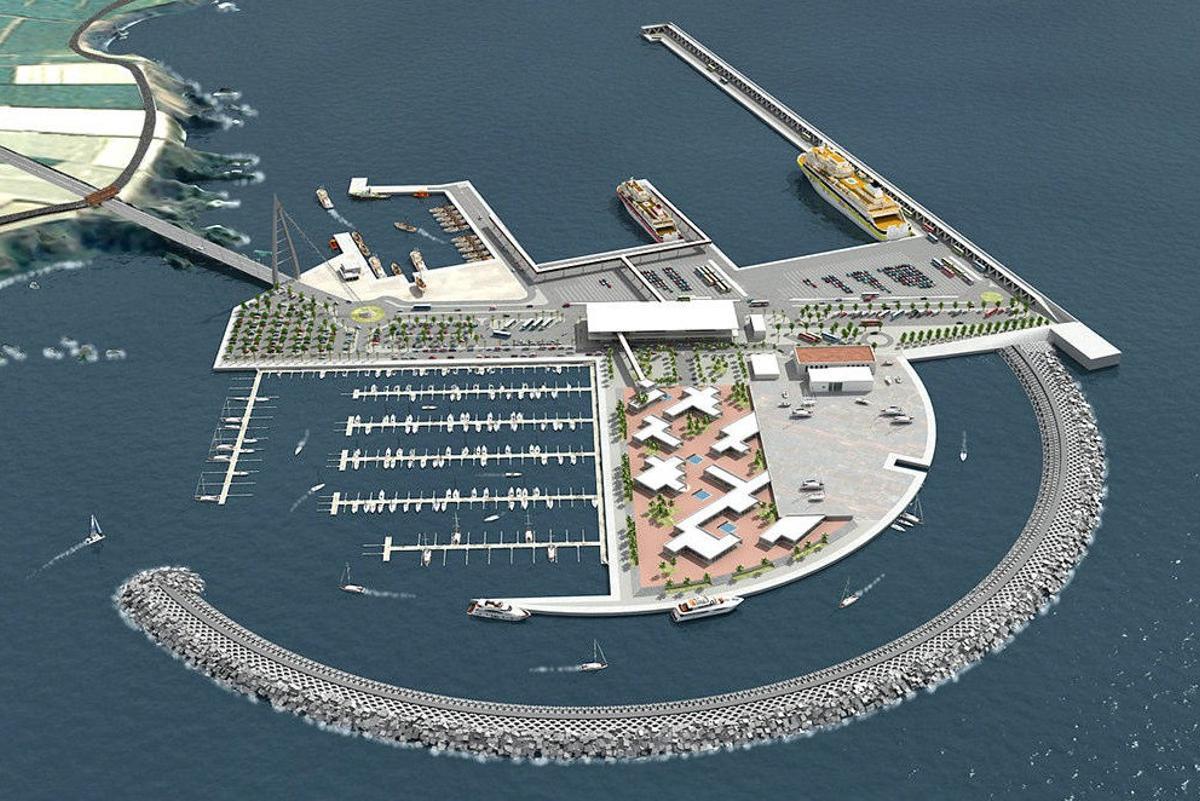 Infografía del proyecto del Puerto de Fonsalía.