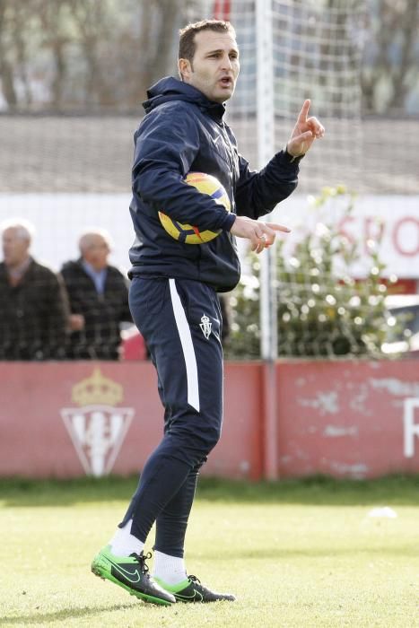 Entrenamiento del Sporting