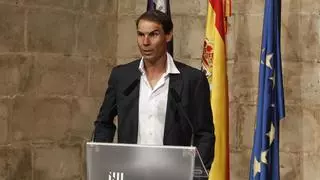 Nadal: "Estoy contento, llevo una semana sin ir cojo y voy a intentar estar en Wimbledon"