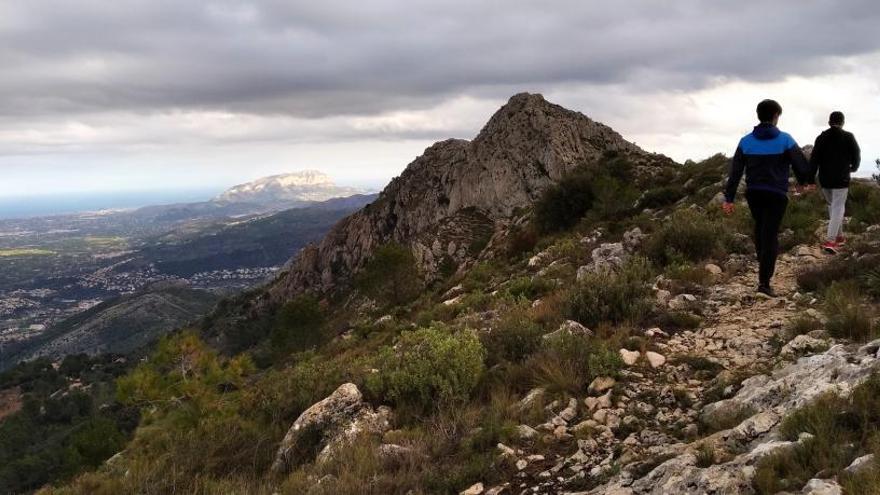 La senda del Cavall Verd, en Laguar.