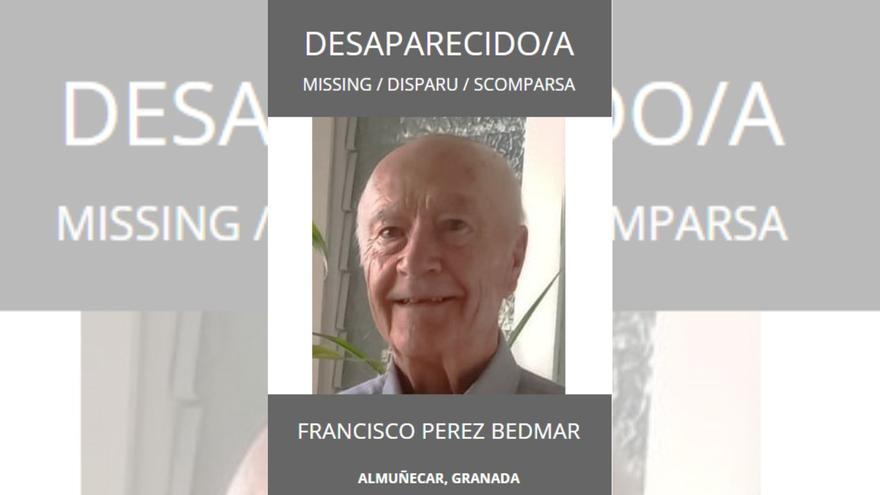 Francisco Pérez, desaparecido hace 5 meses en Almuñecar (Granada)