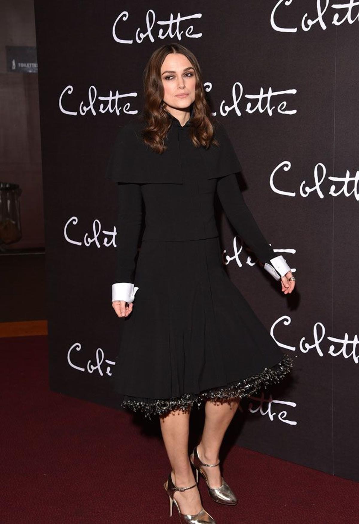Keira Knightley en el estreno de 'Colette' en París