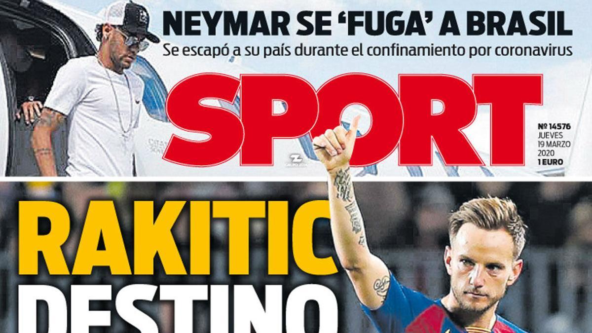 Ya ha salido la portada de SPORT