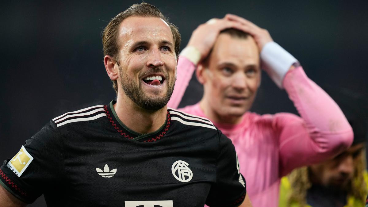 Harry Kane, en un partido con el Bayern