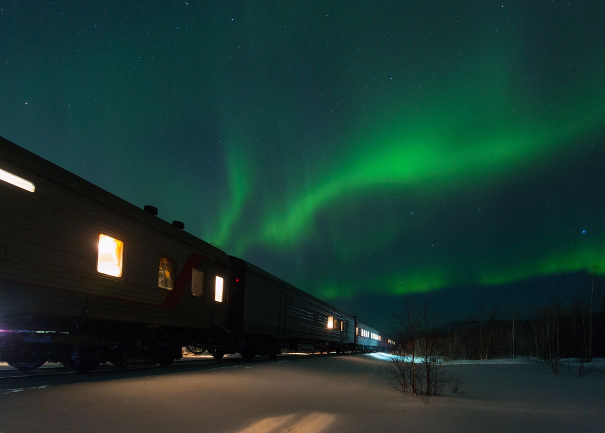 El tren nocturno que te permitirá ver las auroras boreales